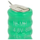 VHBW Battery V80H - 80 mAh 4.8 V NiMH