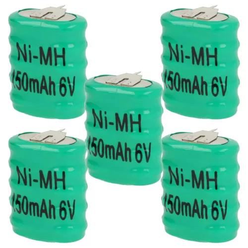 VHBW Battery 5/V150H - 150 mAh 6 V NiMH
