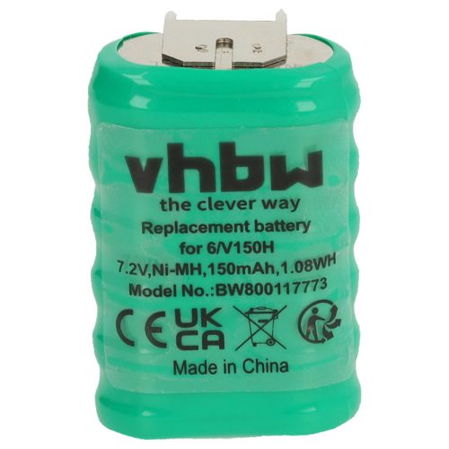 VHBW Battery 6/V150H - 150 mAh 7.2 V NiMH