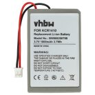 VHBW Gamer Joypad Akku KCR1410, LIP1522 - 1000 mAh 3,7 V Li-Ion