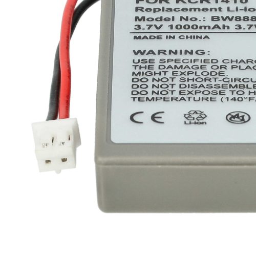 VHBW Gamer Joypad Akku KCR1410, LIP1522 - 1000 mAh 3,7 V Li-Ion