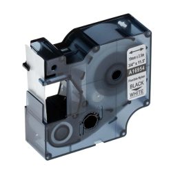   VHBW Dymo 16954, S0718050, 19mm, Black-White, Nylon Label Tape