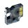 VHBW Dymo 16053 Label Tape - 12 mm, Black-Yellow, Flexible
