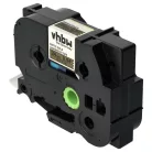 VHBW Brother TZE-MQ851 Label Tape - 24 mm, Black-Matt Gold