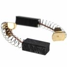 VHBW 2x AEG BBS 100 Carbon Brush + Spring, 18 x 9.5 x 6.5 mm