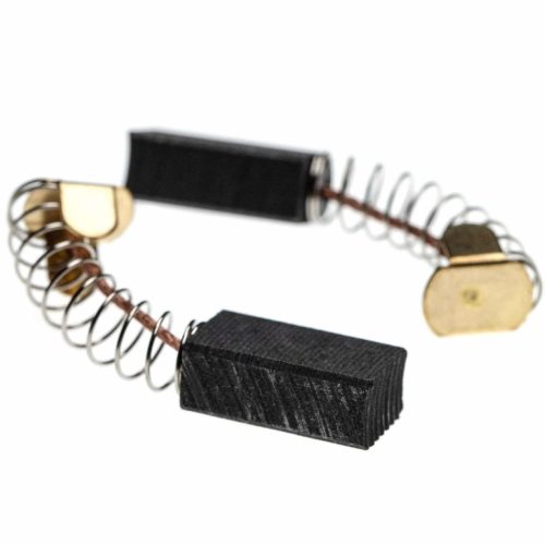 VHBW 2x AEG BBS 100 Carbon Brush + Spring, 18 x 9.5 x 6.5 mm