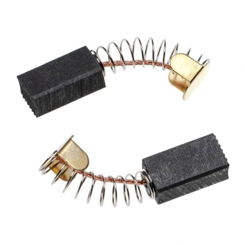 VHBW 2x AEG BBS 100 Carbon Brush + Spring, 18 x 9.5 x 6.5 mm