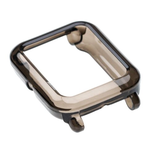 VHBW Amazfit Bip, Bip Lite Fitness Tracker Case - Black Transparent TPU Cover