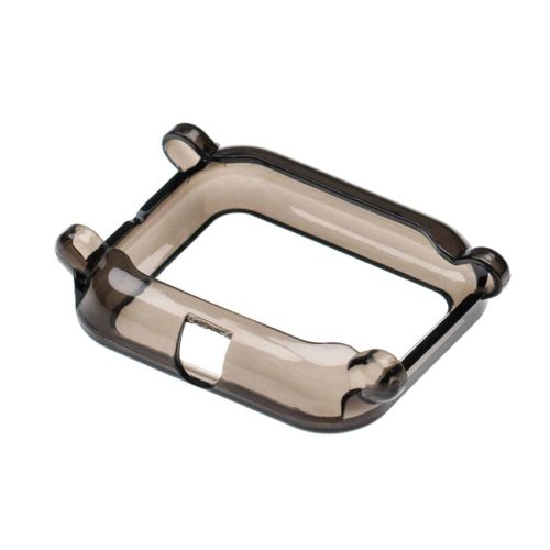 VHBW Amazfit Bip, Bip Lite Fitness Tracker Case - Black Transparent TPU Cover