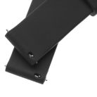 VHBW Garmin Vivomove csuklópánt - 12,1 + 9,2 cm, 20 mm, szilikon, fekete