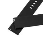 VHBW Samsung Galaxy Watch csuklópánt - 13 + 8,8 cm, 20 mm, szilikon, fekete