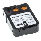 VHBW Dymo 1868806 Label Tape - 12 mm Black-White