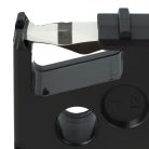 VHBW Dymo 1868751 Helyettesítő Címkeszalag - 12mm Fekete-Fehér, Univerzális Vinil