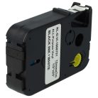 VHBW Dymo 1868751 Helyettesítő Címkeszalag - 12mm Fekete-Fehér, Univerzális Vinil