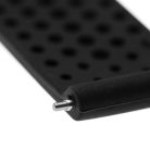 VHBW Suunto Smartwatch Csuklópánt - 13,4 + 9,5 cm, 24 mm, Szilikon, Fekete