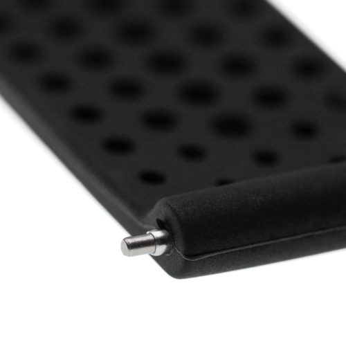 VHBW Suunto Smartwatch Csuklópánt - 13,4 + 9,5 cm, 24 mm, Szilikon, Fekete