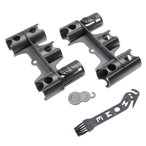 VHBW Dyson SV10 Halterung 2x - Zwillingspaket mit Bürste