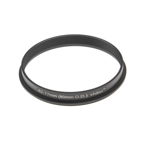 VHBW 82mm-77mm Step-Up Gyűrűs Adapter, 80mm Külső Matt Dobozhoz - Szűrőadapter