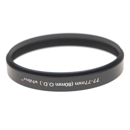 VHBW 77mm to 77mm Step-Up Ring Adapter, 80mm External Matte Box, Filter Adapter