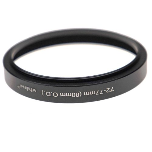 VHBW 72mm-77mm Step-Up Gyűrűs Adapter, 80mm Külső Matt Dobozhoz - Szűrőadapter