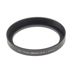   VHBW 67-77 mm Step-Up Gyűrűs Adapter, 80 mm Külső Matt Doboz - Szűrőadapter