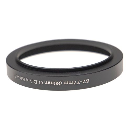 VHBW 67-77 mm Step-Up Gyűrűs Adapter, 80 mm Külső Matt Doboz - Szűrőadapter