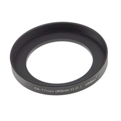   VHBW 58mm-77mm Step-Up Ring Adapter, 80mm External Matte Box - Filter Adapter
