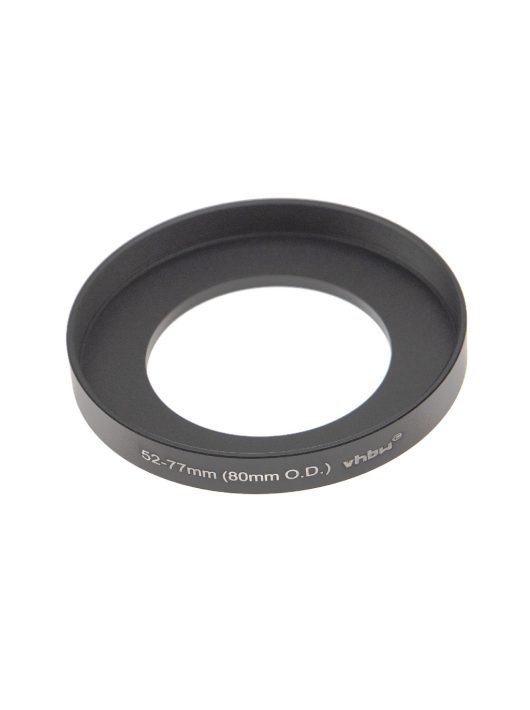 52mm-77mm Step-Up Gyűrűs Adapter, 80mm Külső Matt Dobozhoz - Szűrőadapter