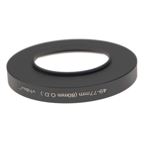 VHBW 49 mm-ről 77 mm-re Step-Up Gyűrűs Adapter, 80 mm Külső Matt Doboz - Szűrőadapter