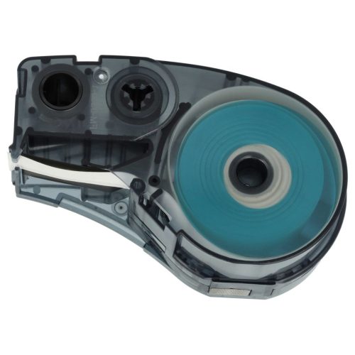 VHBW Brady M21-375-7425 Címkeszalag, 9,5 mm, Fekete-Fehér, Polipropilén