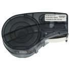 VHBW Brady M21-375-7425 Címkeszalag, 9,5 mm, Fekete-Fehér, Polipropilén