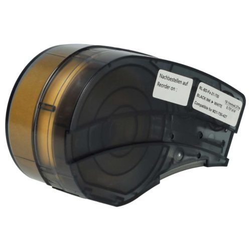 VHBW Brady M21-750-427 Label Tape – 19.05 mm, Black-White, Vinyl