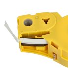 VHBW Brady M21-375-595-WT Címkeszalag - 9,35 mm, Fekete-Fehér, Vinil