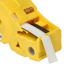 VHBW Brady M21-375-595-WT Címkeszalag - 9,35 mm, Fekete-Fehér, Vinil