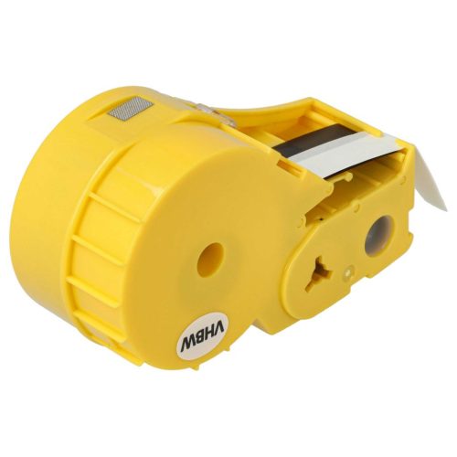 VHBW Brady M21-375-595-WT Címkeszalag - 9,35 mm, Fekete-Fehér, Vinil