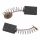 VHBW Carbon Brush, 17 x 11 x 5 mm, Worx WX333, 2 pieces