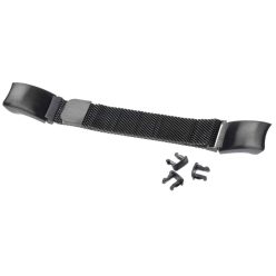   Huawei Honor Band 4 / Honor Band 5 csuklópánt - 23 cm, 16 mm, rozsdamentes acél, fekete