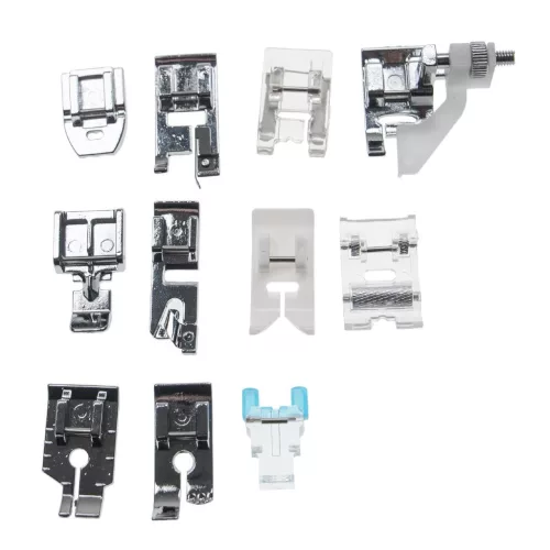 VHBW 11-Piece Sewing Machine Presser Foot Set, Low Shank