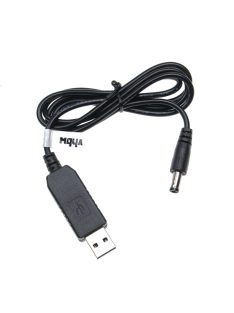   USB Töltőkábel 5,5 x 2,5 mm-es hordócsatlakozóhoz - 5 V / 2 - 12 V / 0,7 A