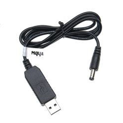   USB Töltőkábel 5,5 x 2,5 mm-es hordócsatlakozóhoz - 5 V / 2 - 12 V / 0,7 A