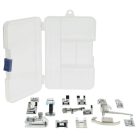 VHBW 15 Részes Varrógép Nyomótalp Készlet Alacsony Szárral - Univerzális Sewi