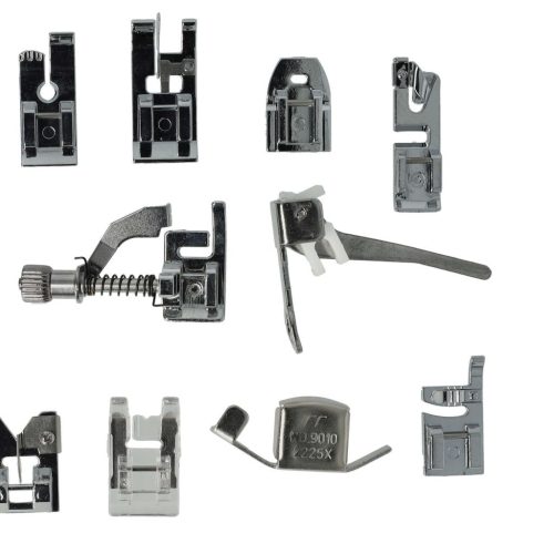 VHBW 15 Részes Varrógép Nyomótalp Készlet Alacsony Szárral - Univerzális Sewi