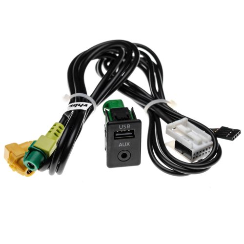VHBW AUX Audio Adapter Kabel RCD300 VW Autoradio - 143 cm