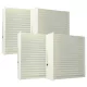 VHBW Filter Set for Zehnder 527004280, 521 012 720 - M5 / F7 class