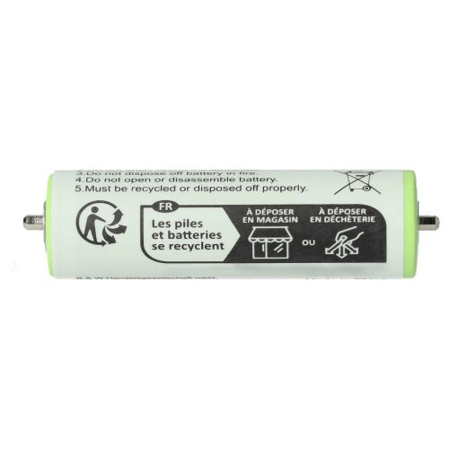Electric Razor 2x Battery replaces Braun 67030923, HR-AAUV, 7030923, 67030834, 67030165 - 1800 mAh 1.2 V NiMH