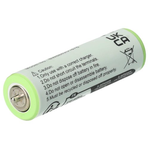 Electric Razor 2x Battery replaces Braun 67030923, HR-AAUV, 7030923, 67030834, 67030165 - 1800 mAh 1.2 V NiMH