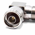 VHBW Koaxialadapter N Stecker SL-16 Buchse - HF Adapter, Rechtwinklig