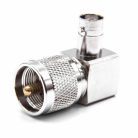 VHBW Koaxialadapter UHF PL Stecker - BNC Buchse - 50 Ohm