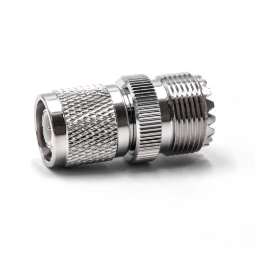 VHBW Koaxialadapter TNC (m) - UHF PL-259 Buchse - HF Adapter