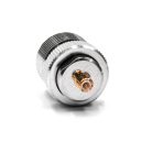 VHBW Koaxialadapter MCX Stecker - UHF PL-259 Buchse - HF Adapter